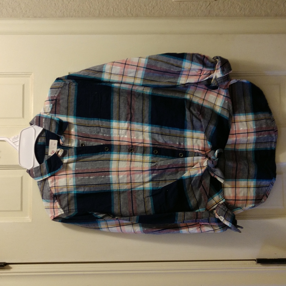Girls Plaid Shirt